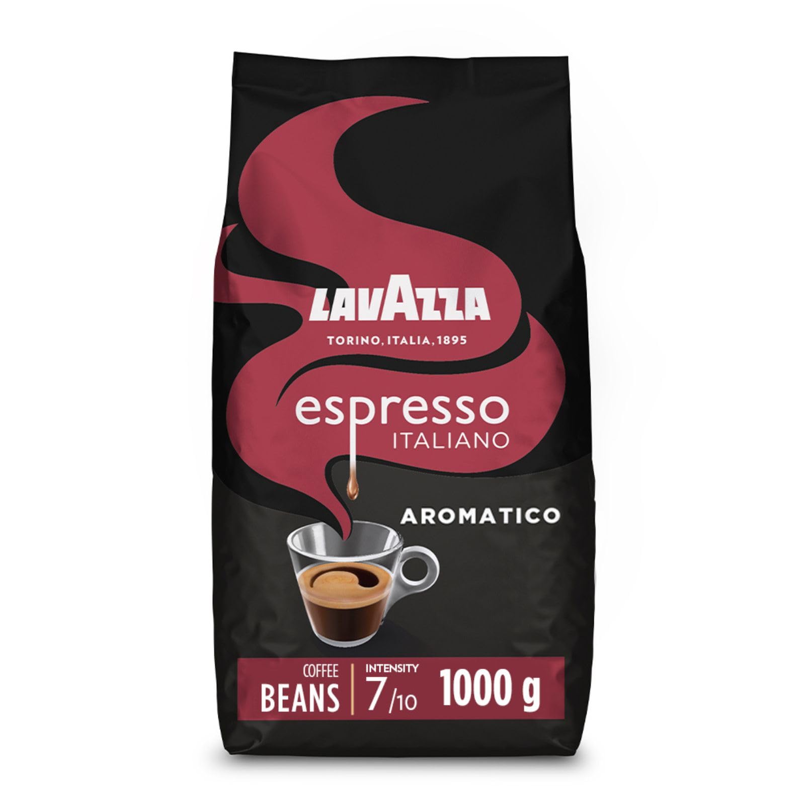 Lavazza Espresso Aromatico Coffee Beans - 1kg Arabica & Robusta Blend