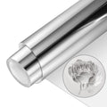 VINYL FROG Metallic HTV Roll – Silver PU Heat Transfer Vinyl, 12" x 5ft
