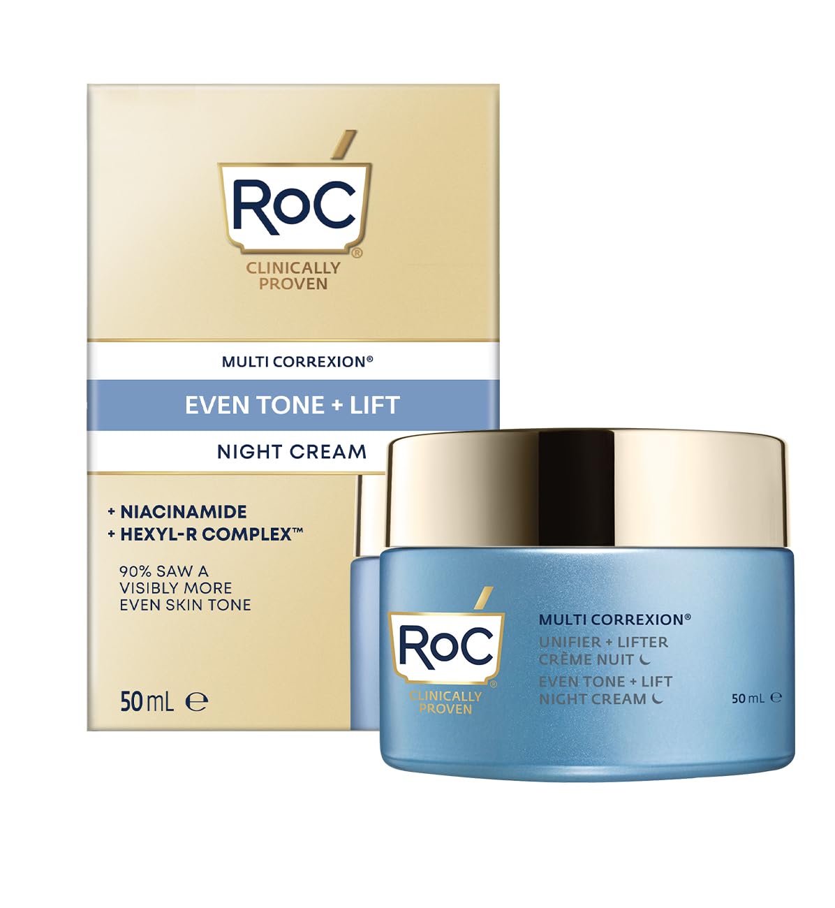 RoC Multi Correxion Even Tone + Lift Night Cream with Niacinamide - 50ml