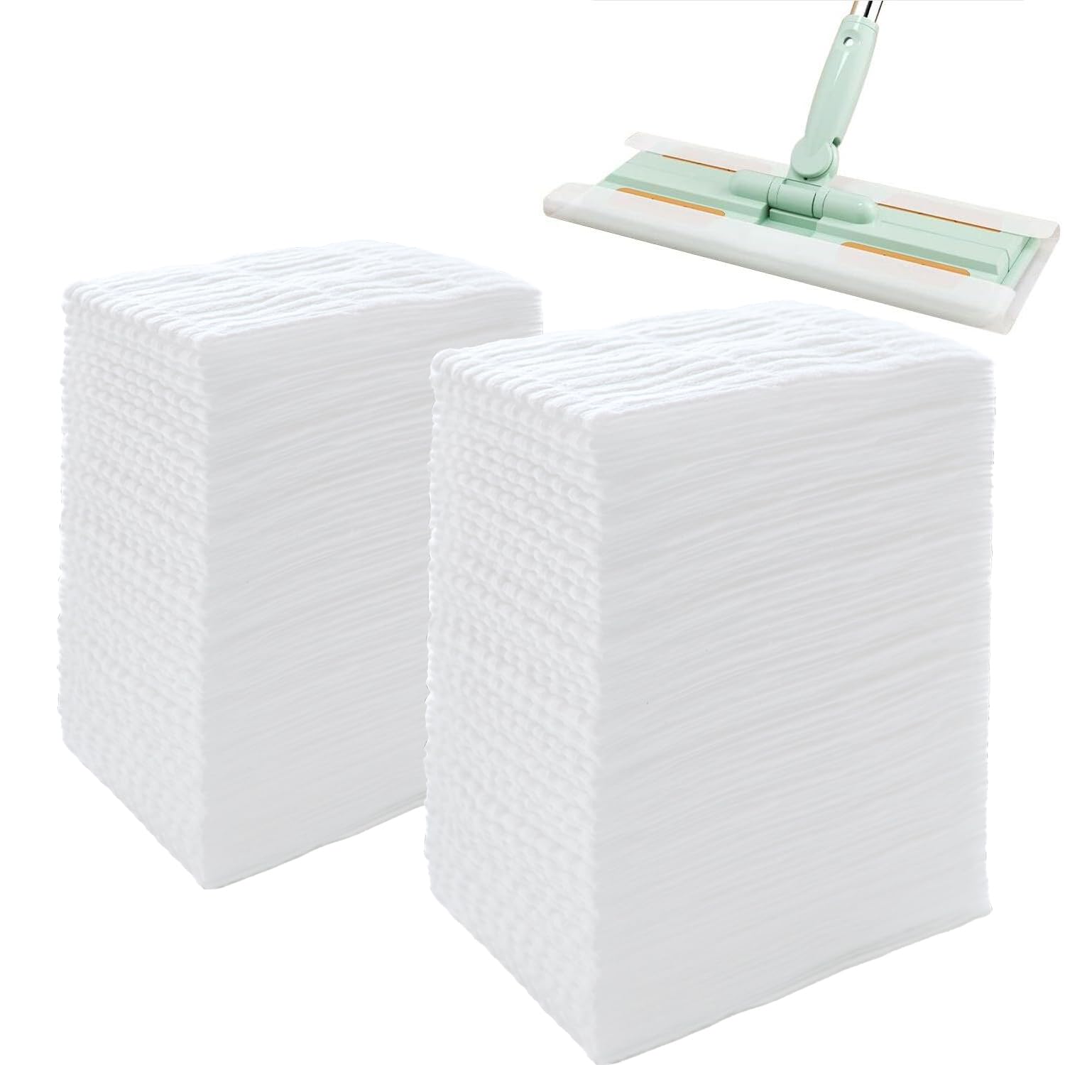 KMAKII Dry Sweeping Mop Refills – Electrostatic Dusting Cloths, 60 Count