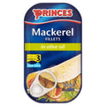 Princes Mackerel Fillets in Olive Oil (125g) - High Protein, 6 Pack