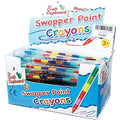 Jolof Store Swop Point Crayons – 24 Pack Stackable Party Bag Fillers