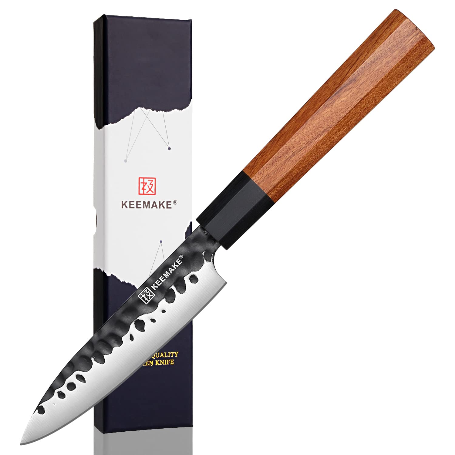 KEEMAKE 4.5" Paring Knife | 440C Japanese Steel & Rosewood Handle