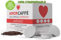 Amorcaffe Intenso Coffee Pods - 100 Compostable Lavazza A Modo Mio