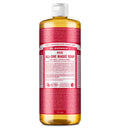 Dr. Bronner's Rose Pure-Castile Liquid Soap – Organic & Vegan 945ml