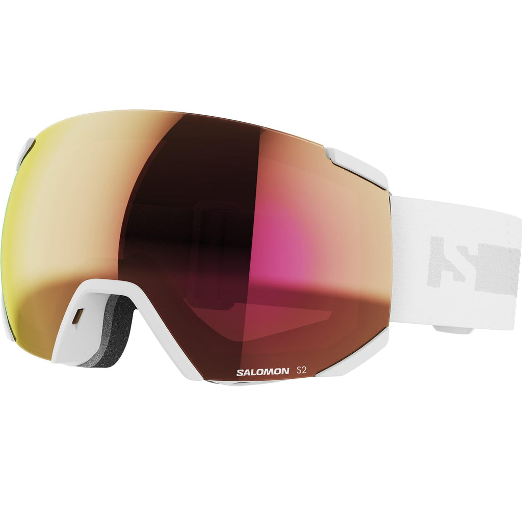 Salomon Radium ML Ski Goggles - White/Ruby - Performance Eyewear