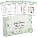 Baby Shower Games Bundle - 6 Activities for 10 Guests (Eucalyptus)