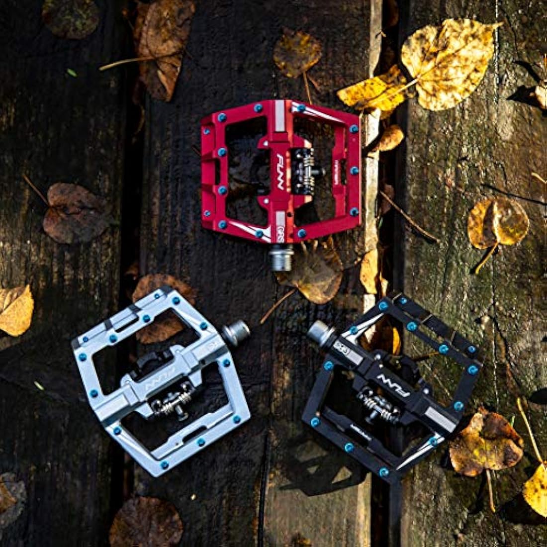 Funn Mamba Single Sided SPD Clipless MTB Pedals - 9/16" CrMo Axle