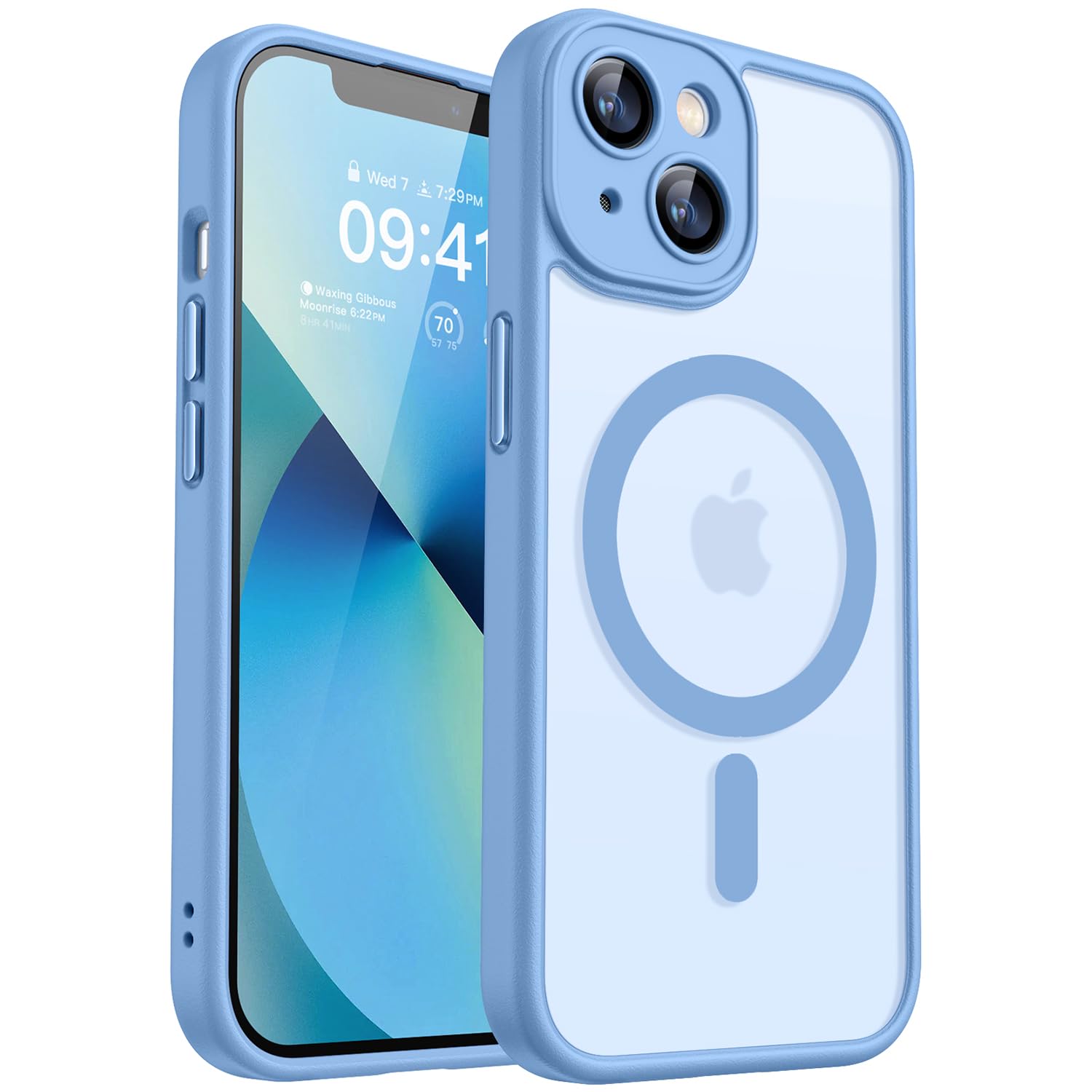 CANSHN iPhone 13 Case – Magnetic MagSafe Translucent Matte Cover