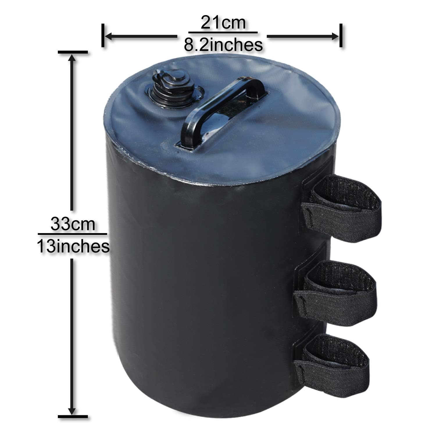 ABCCANOPY Gazebo Water Weights - 4 Pack Portable PVC Canopy Leg Bags, Black