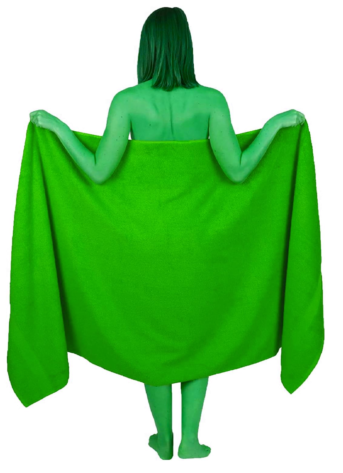 Extra Large Bath Sheet | 100x200cm 600GSM Terry Cotton – Lime Green
