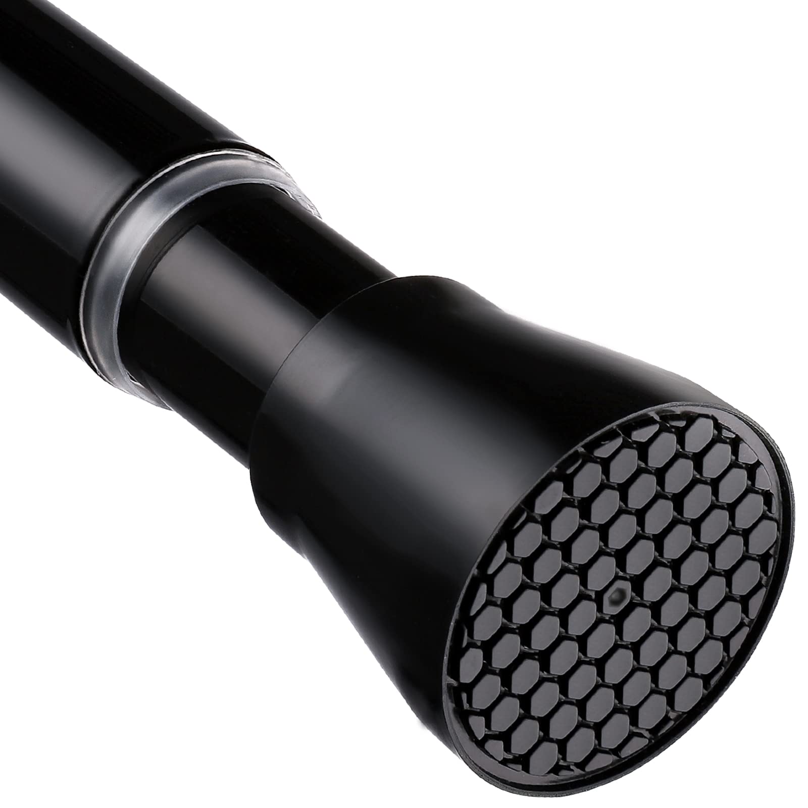 Black Tension Curtain Rod | 28-52" No-Drill Adjustable Rod