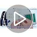 CHZHLM RJ45 Pass Through Crimp Tool Kit with Cat6 Connectors & Tester