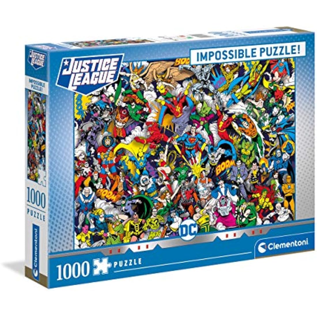 Clementoni DC Comics Impossible Jigsaw Puzzle - 1000 Pieces