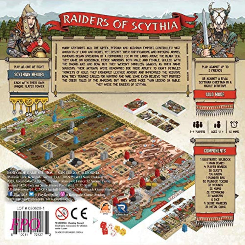 Raiders of Scythia Strategy Board Game by Renegade Game Studio