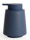 Autumnlife Ceramic Soap Dispenser | 14oz Matte Blue Refillable Pump