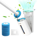 Ajex Disposable Toilet Brush Wand Kit | Wall-Mounted Scented Cleaner