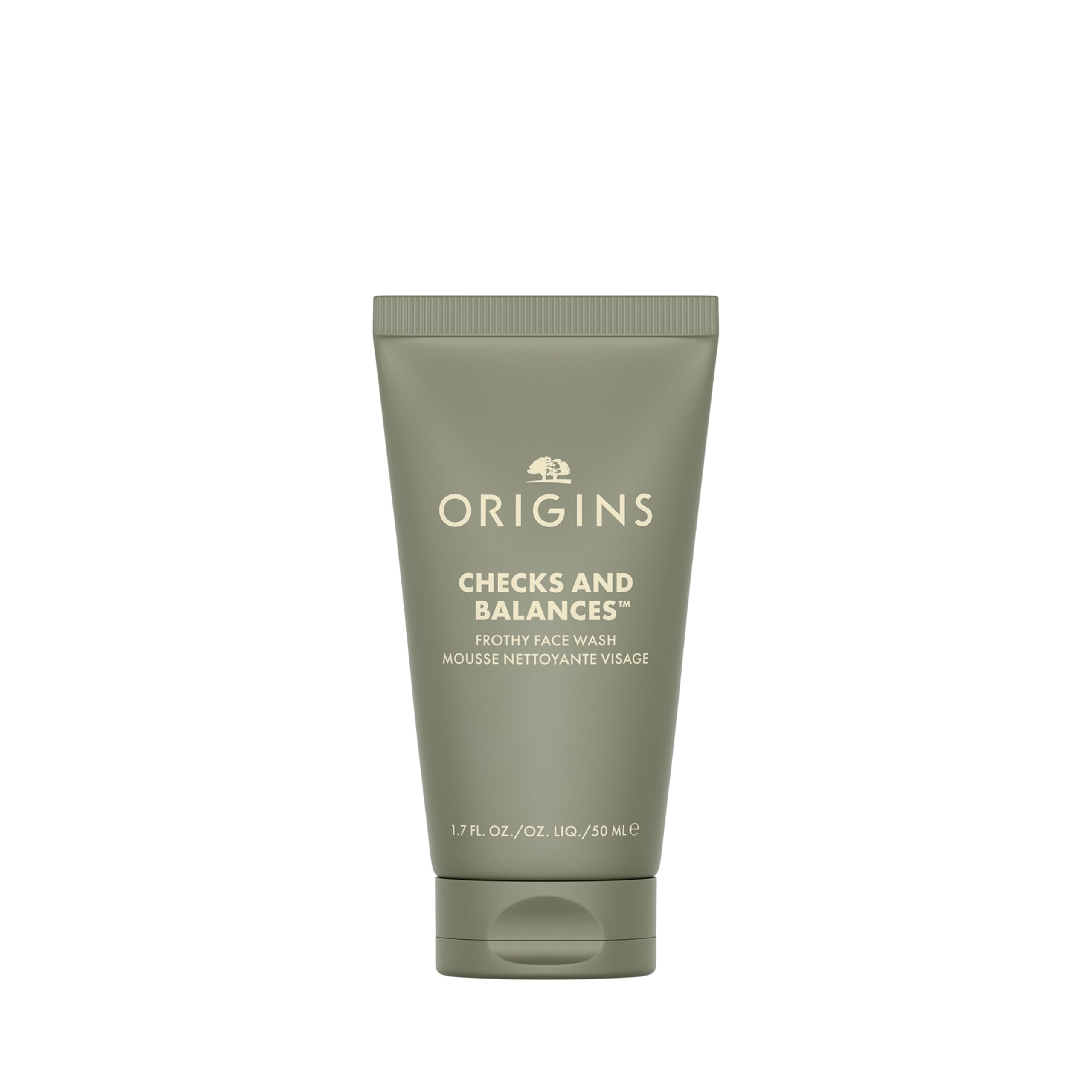 Origins Checks & Balances Frothy Face Wash – Gentle Daily Cleanser 50mL