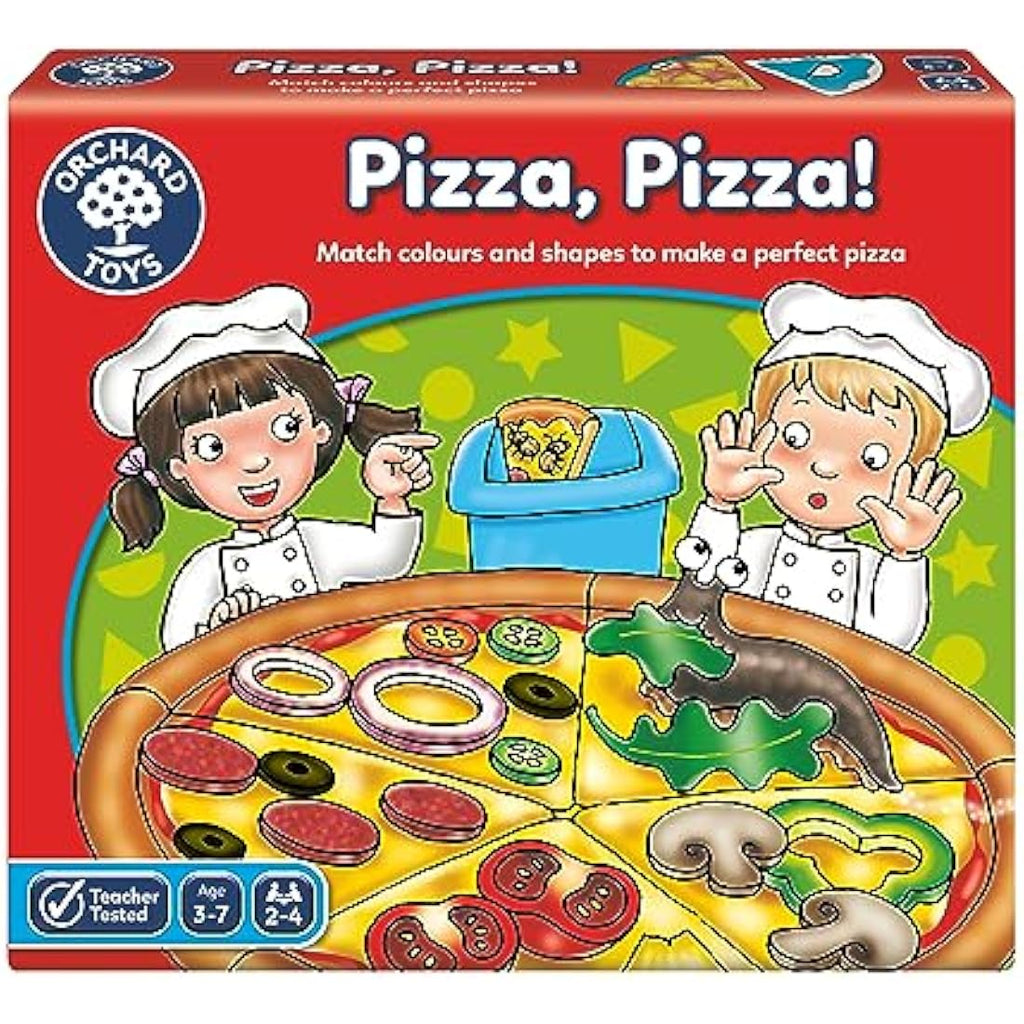 Orchard Toys Pizza Pizza! Game - Shape and Colour Matching Board Game