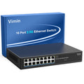 Vimin 16 Port 2.5G Unmanaged Ethernet Switch | Fanless Metal Housing