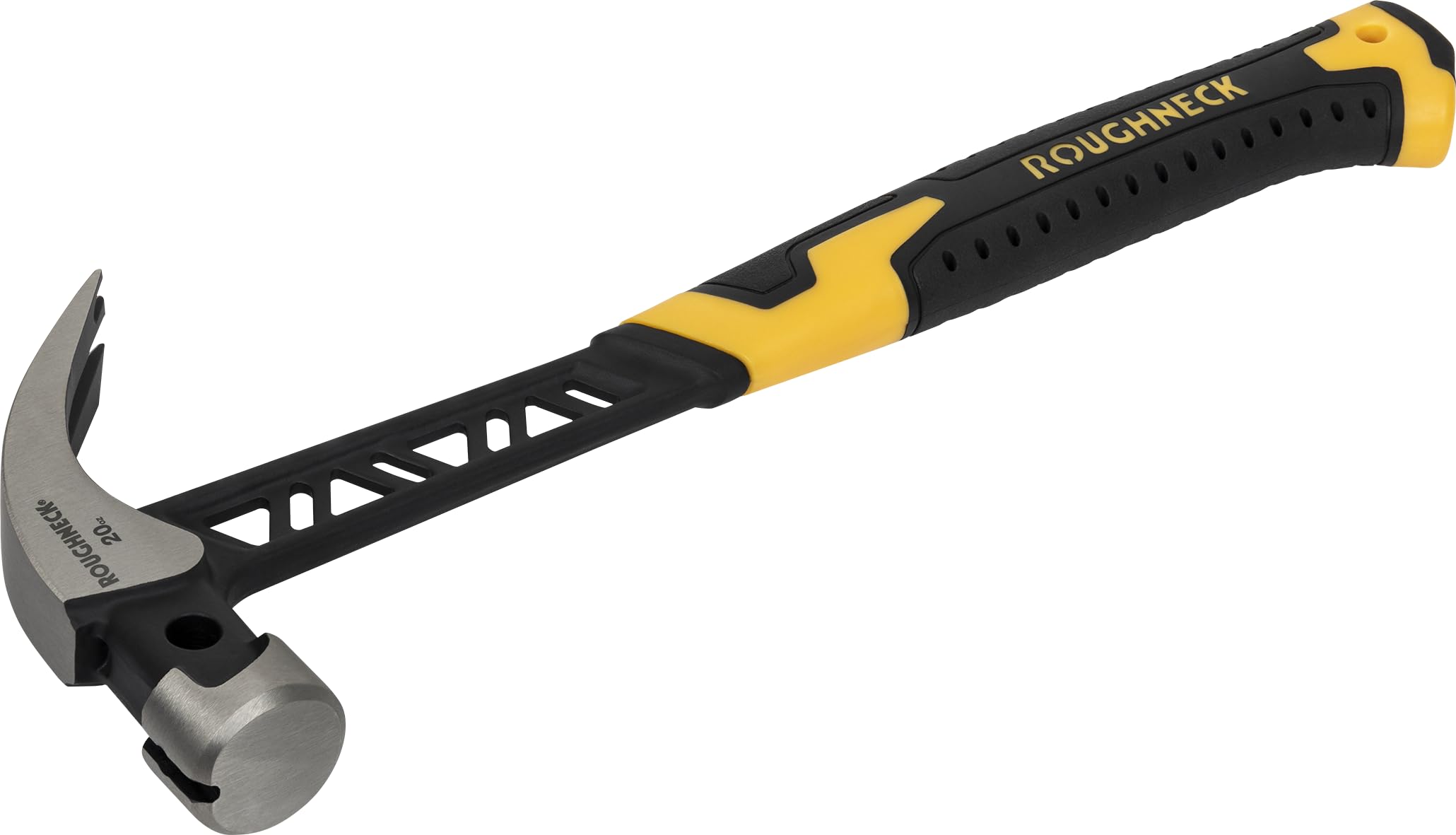 Roughneck Gorilla V-Series Claw Hammer – 20oz/567g Steel Hand Tool