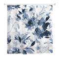 Blue Floral Shower Curtain – Waterproof Anti-Mould Fabric