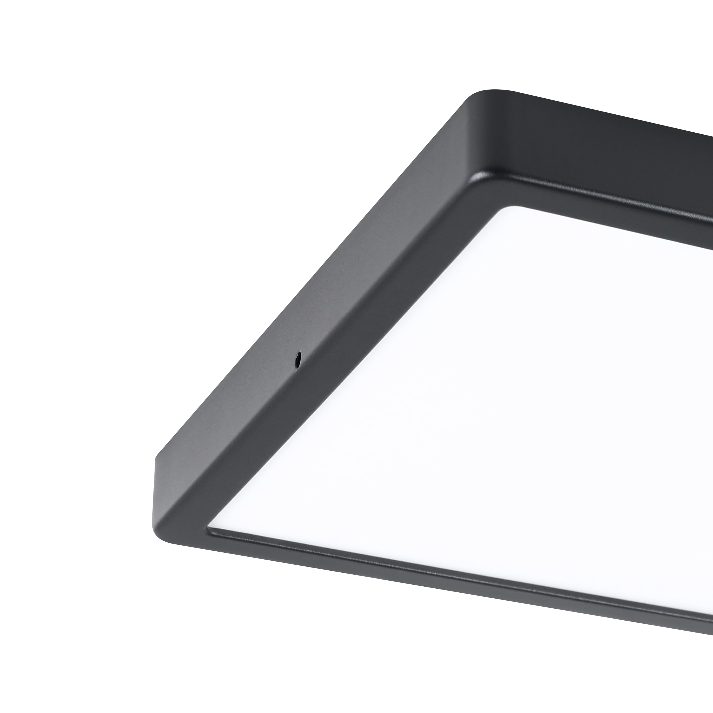 Eglo Argolis 2 LED Outdoor Ceiling Light – Black Metal IP44 Warm White