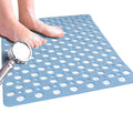 Venuso Non-Slip Square Shower Mat – 53x53cm Anti-Mold Rubber, Blue