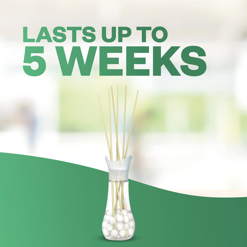 Air Wick Reed Diffuser Crisp Linen & Lilac - 5 x 33ml Pack (20 Weeks)