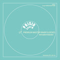 POJSIO 12 Inch Anti-Static Vinyl Record Sleeves - 50 Pack HDPE Rice Paper