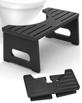 Foldable Wooden Toilet Stool – Non-Slip Squatting Footrest