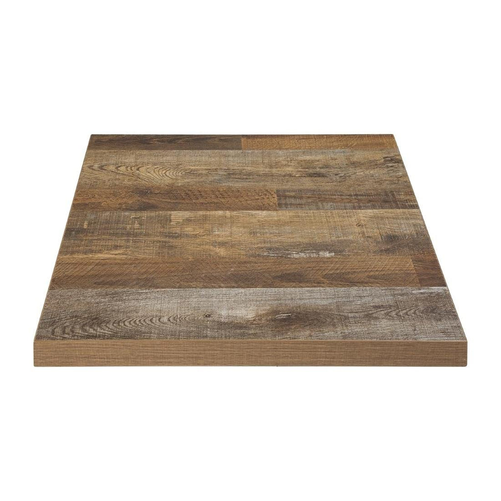 Bolero Pre-Drilled Square Chipboard Table Top, Indoor, 700 mm