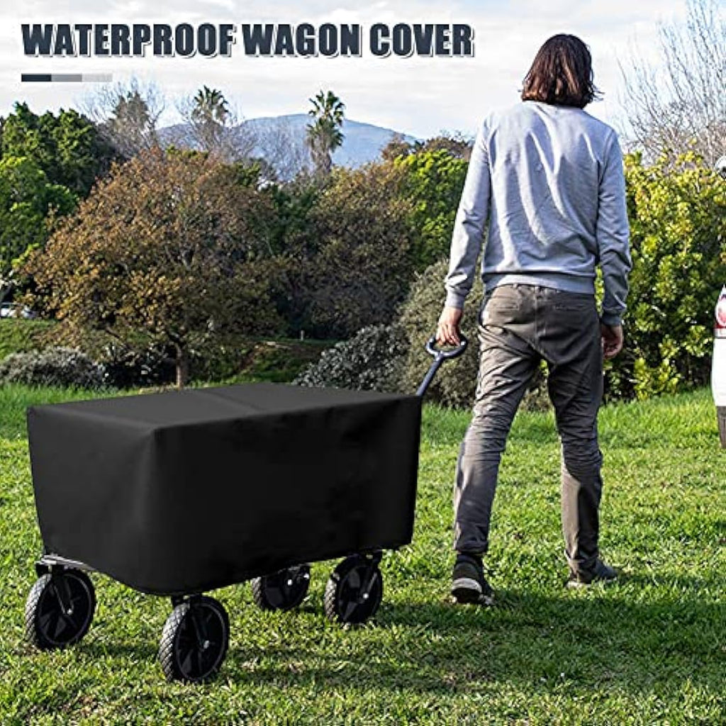 Jolof Store Folding Wagon Cover - 600D Waterproof Heavy-Duty Fabric