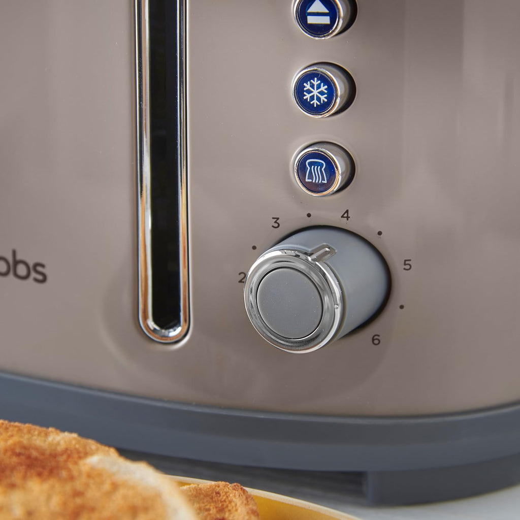 Russell Hobbs Stylevia 4-Slice Toaster – Mocha Stainless Steel