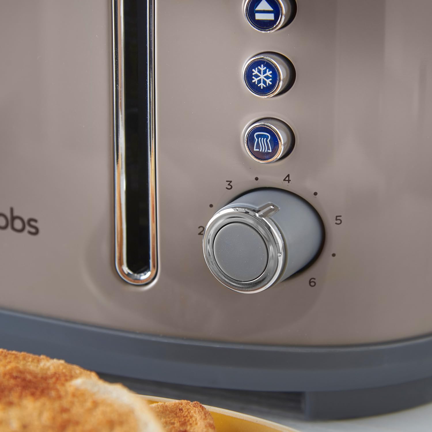 Russell Hobbs Stylevia 4-Slice Toaster – Mocha Stainless Steel