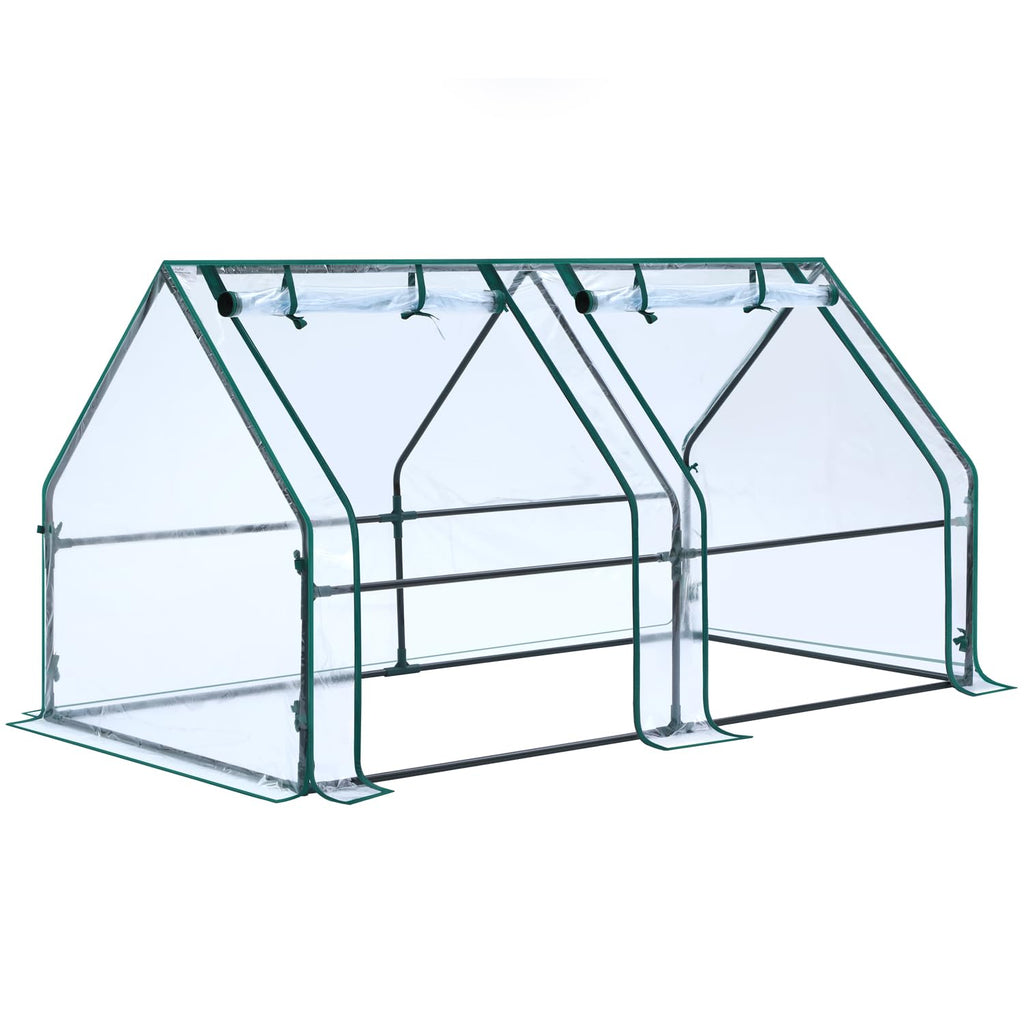 Ohuhu Portable Mini Greenhouse | 71x36x36 Waterproof PE Garden Hot House