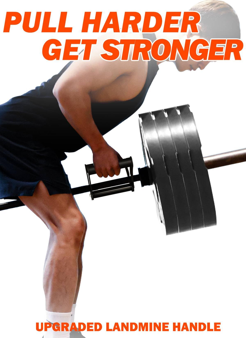 Fitarc V Bar Row Landmine Handle | Steel Olympic Bar Attachment for Back