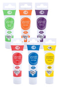 Rainbow Dust ProGel Food Colouring Paste - Sugarcraft Icing Gel 6 Pack