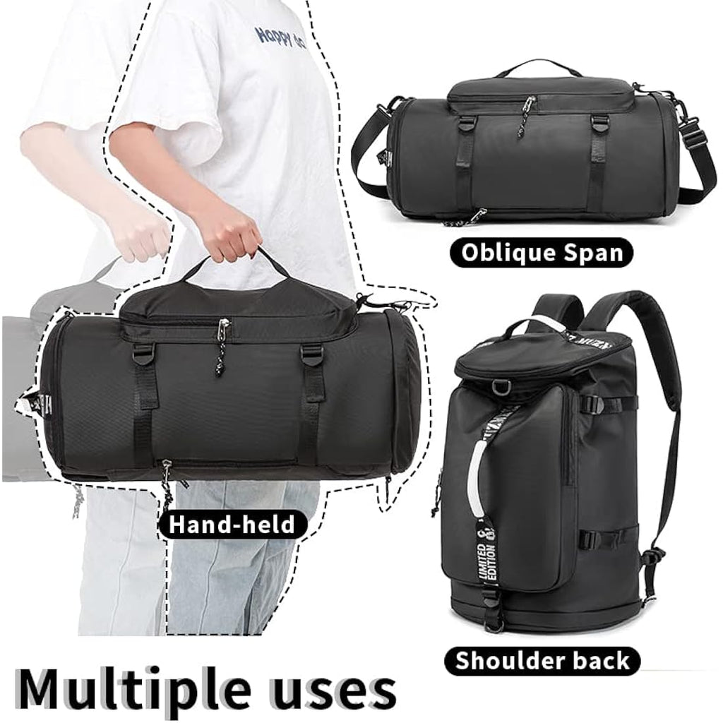 FUNYAGO 40L Gym Backpack – Waterproof Hiking Duffle Bag for Travel