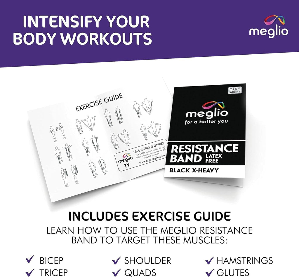Meglio Latex-Free Resistance Bands Roll – 46m Physiotherapy Band