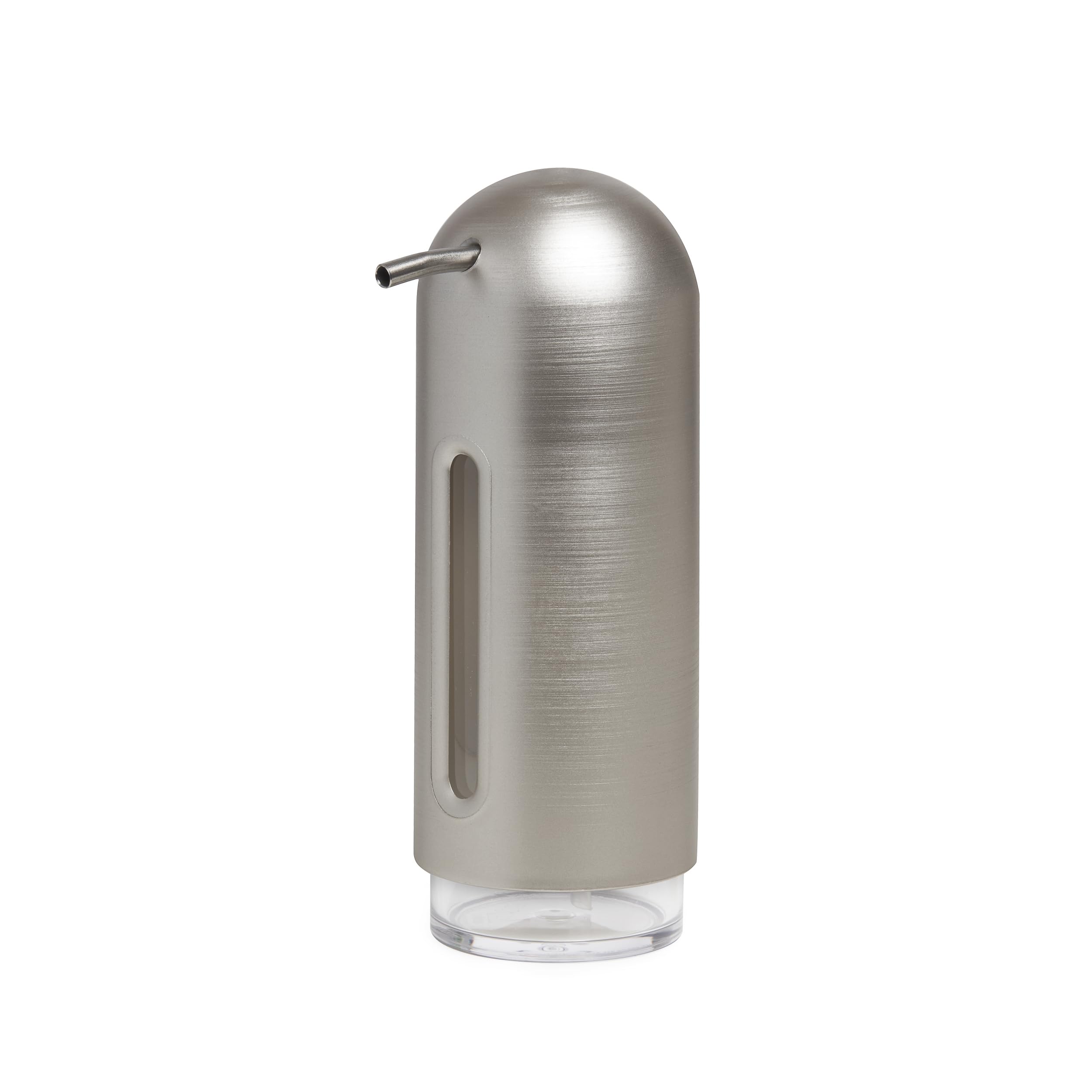Umbra Penguin Soap Dispenser | 12oz Soft Touch Finish - Nickel