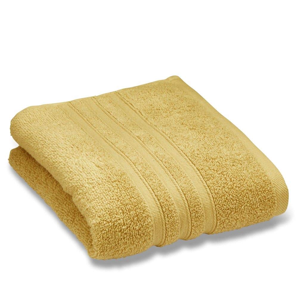 Catherine Lansfield Zero Twist Cotton Bath Sheet – Ochre 90x140cm