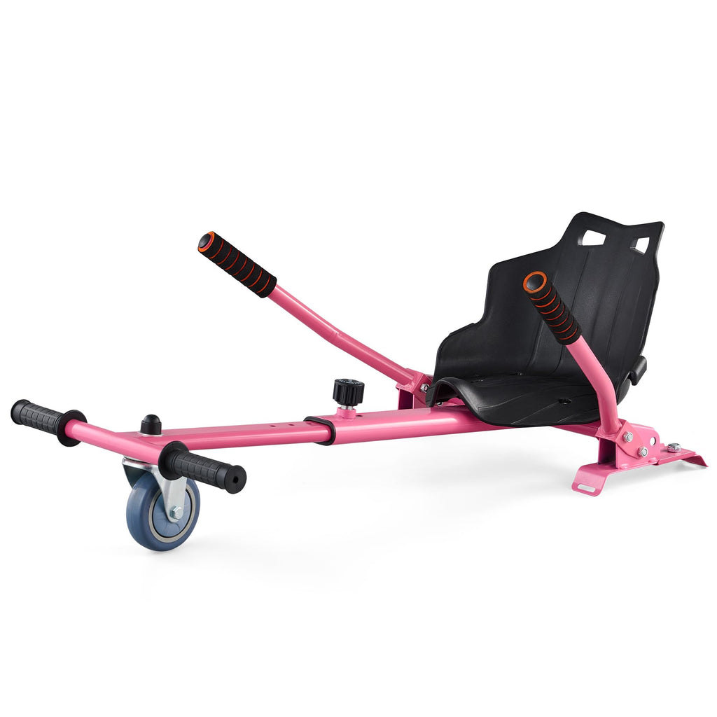 CO-Z Hoverboard Go Kart Seat Attachment for 6.5, 8, 10 Inch Scooters – Pink