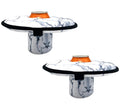 KOSTOO Neoprene Floating Drink Holder for Pool – 2 Pack Large Coasters