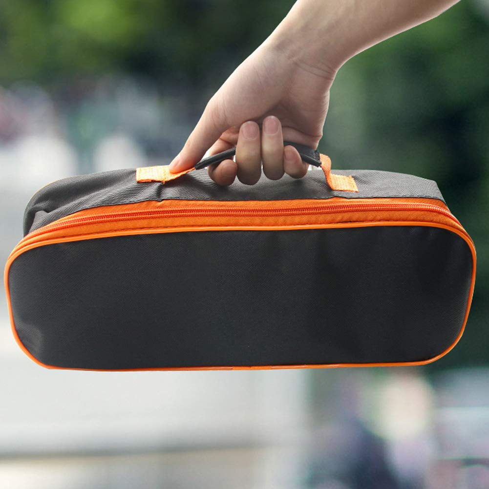 Fiacvrs Pouch Car Vacuum Cleaner Tool Bag Portable Zipper Closure Storage Case Durable black - image 3