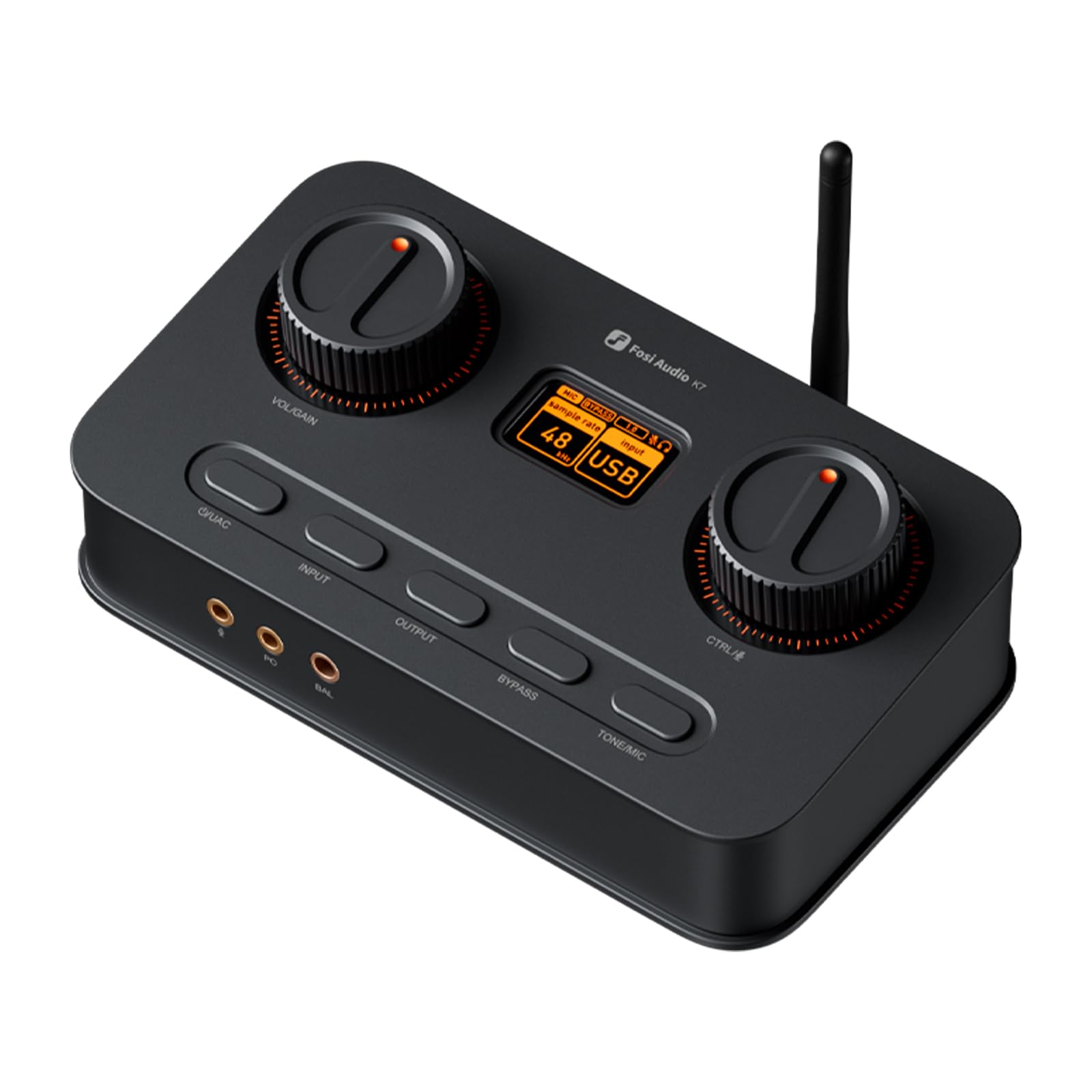 Fosi Audio K7 DAC Headphone Amplifier – 384kHz/32bit Hi-Res Gaming DAC