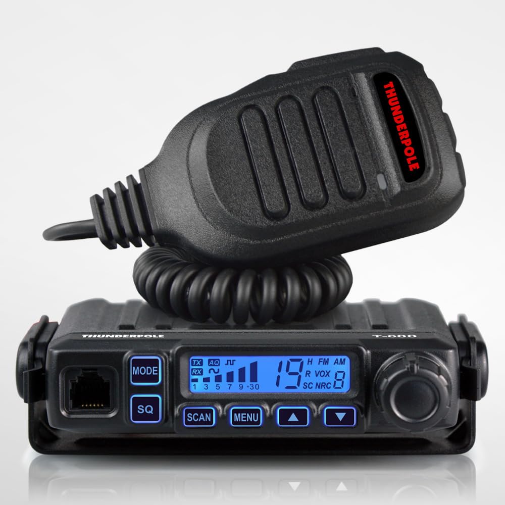 Thunderpole T-600 Mini CB Radio – Compact Mobile Two-Way Radio