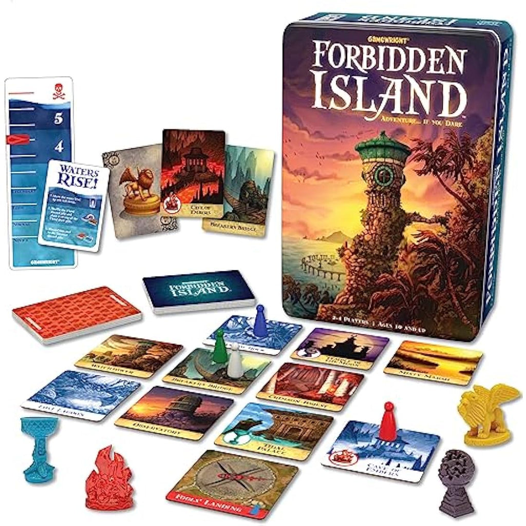 Gamewright Forbidden Island Strategy Board Game - Cooperative Play