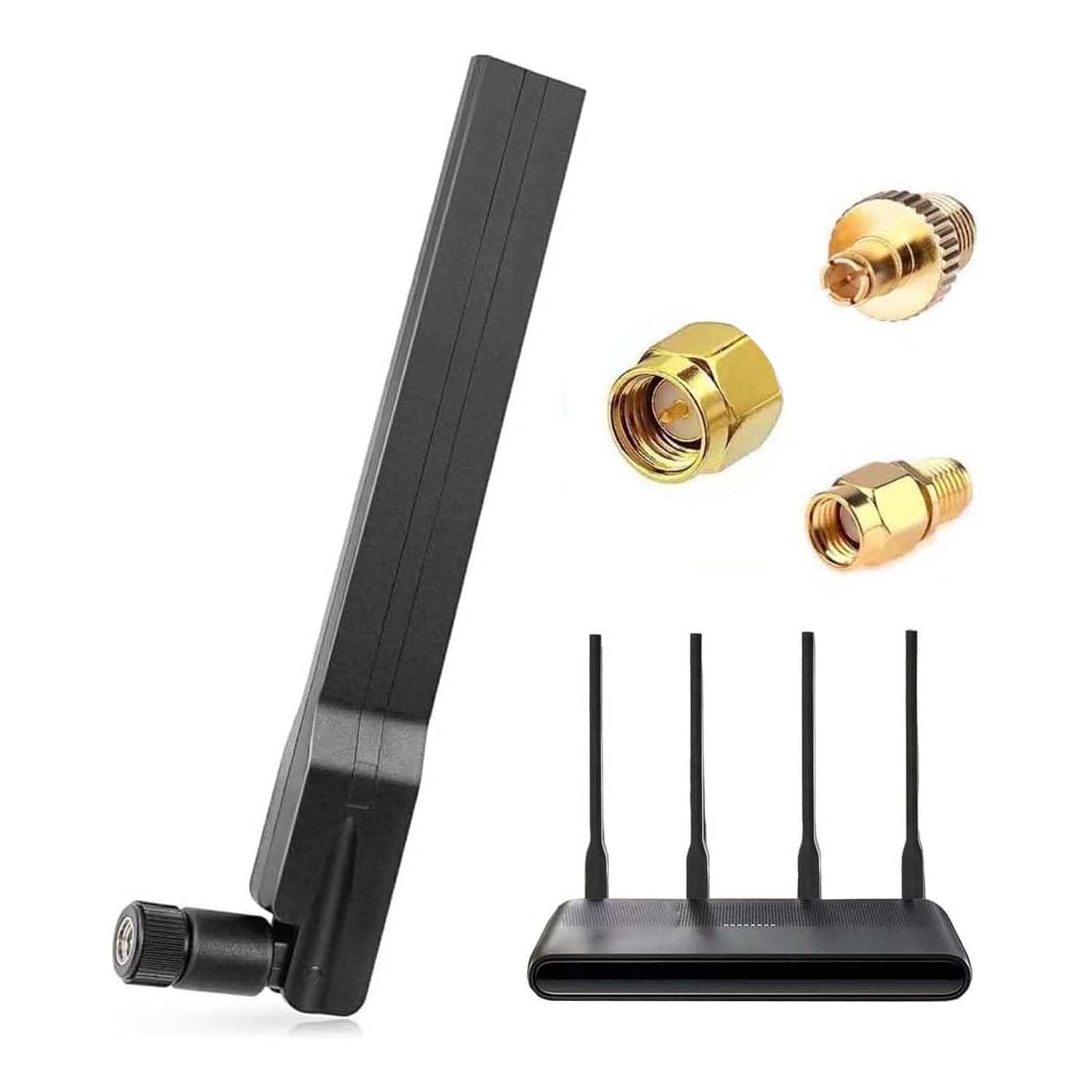 Maswell 5G 4G LTE Indoor Antenna | 600-6000MHz SMA-Male with TS9