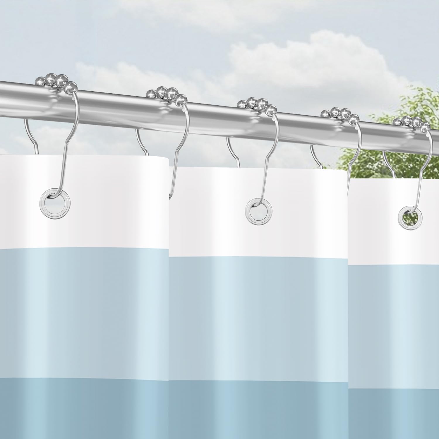 Jolof Store Shower Curtain | 180x200cm Anti-Mould Waterproof Polyester